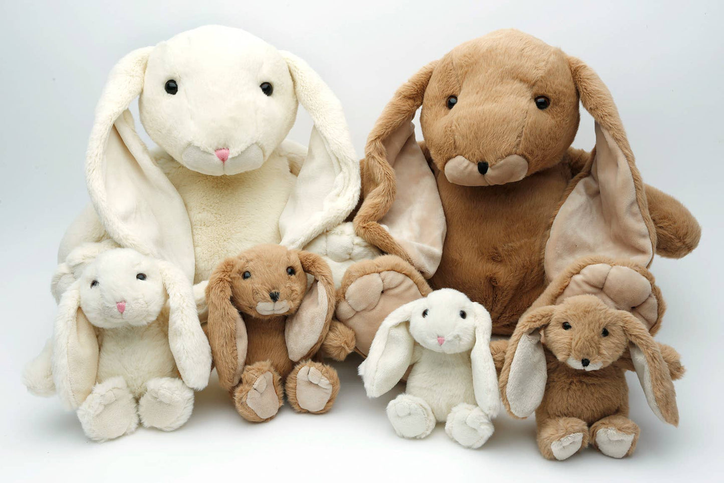 Mini Bunny Plush Soft Toy Brown - 14cm