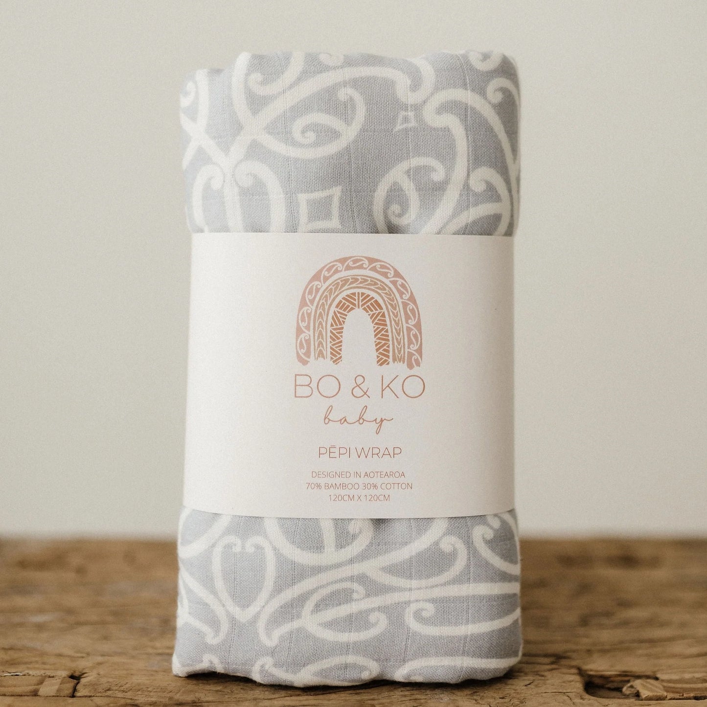 Koru Pēpi Wrap - Blue