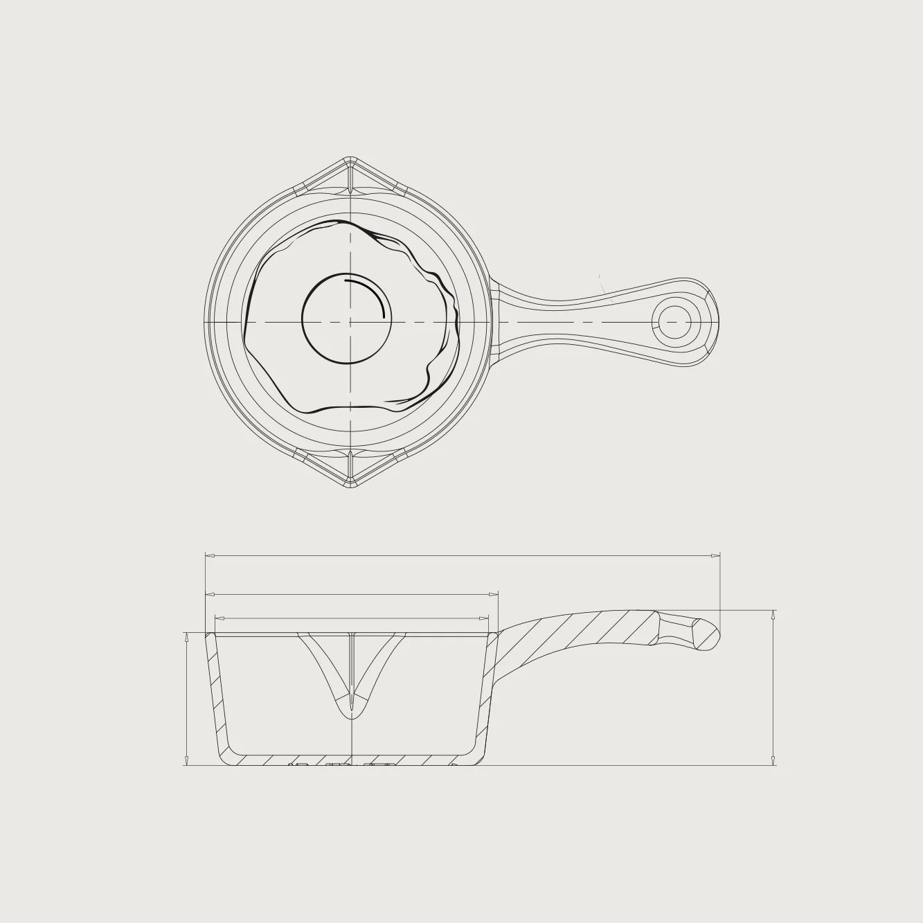 The Ironclad Jr. by Ironclad Co. Handcrafted 10cm Cast Iron Pan (2 pan set)