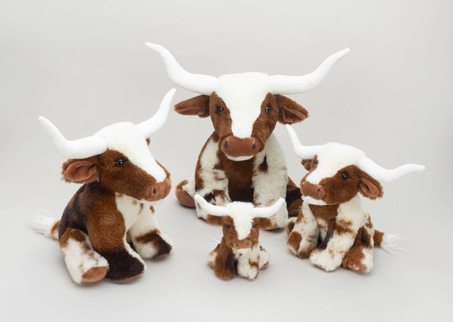Texas Longhorn Highland Medium Soft Toy Cow - 23cm