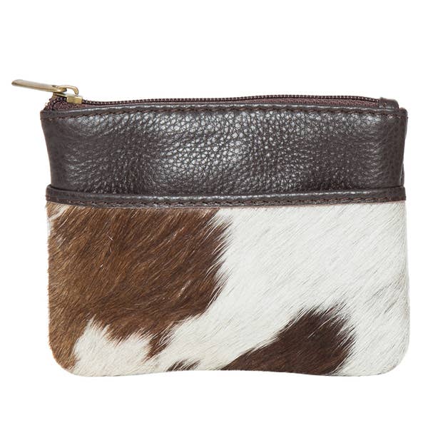 Card and Change Cowhide Purse - Peru (71045)