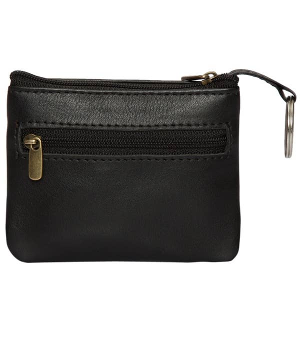 Card and Change Cowhide Purse - Peru (71045)