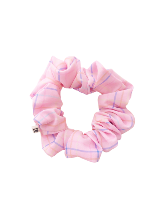 Scrunchie - Pastel Plaid - Crepe