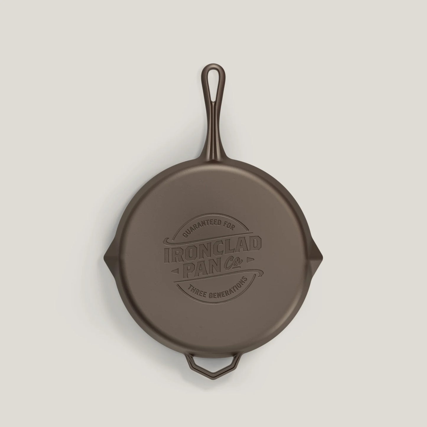 The Legacy Pan by Ironclad Co. Handcrafted 28cm Cast Iron Pan