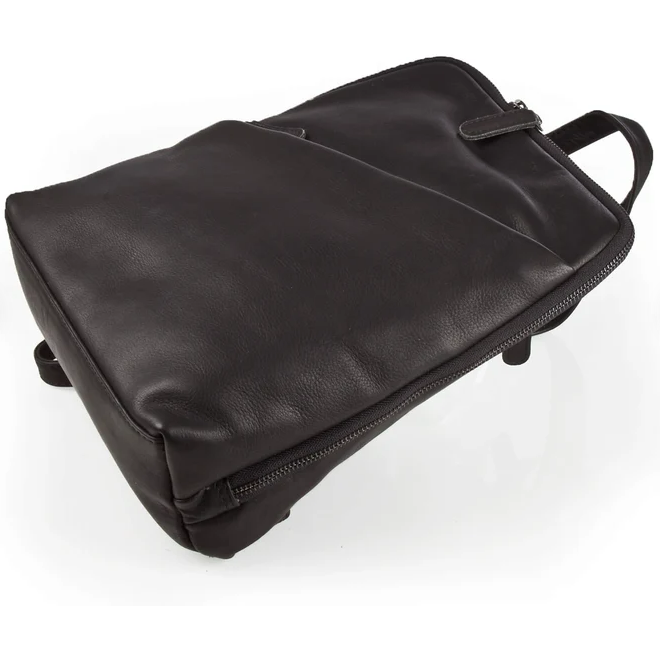 Leather Women's Backpack Claire - Black GW658816BLK