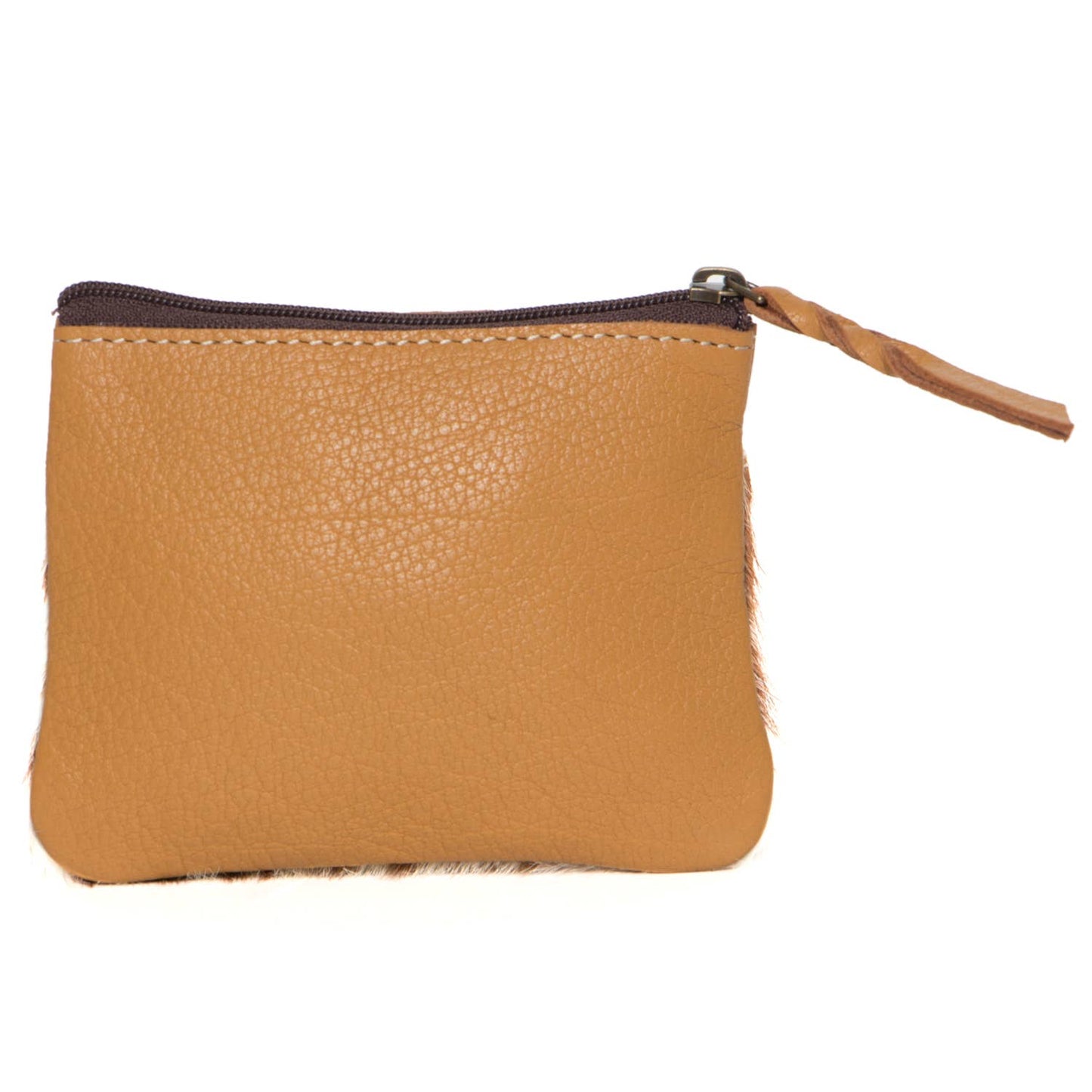 Tooling Leather Cowhide Zip Purse
