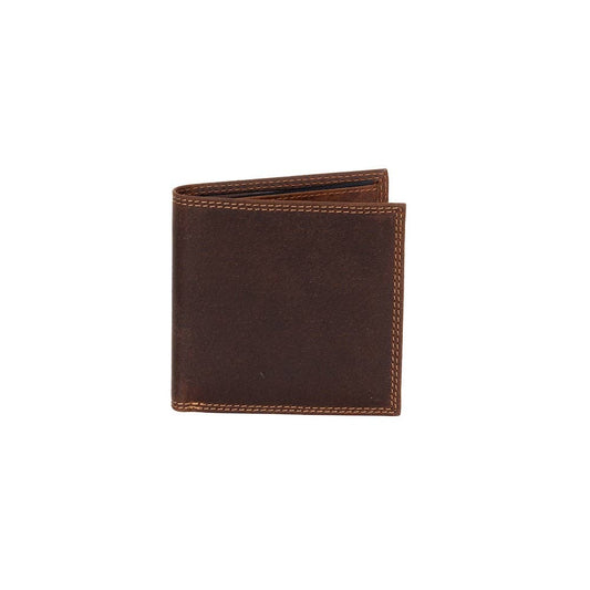 Greenwood Leather “Auckland” Men’s Bifold RFID Wallet – Genuine Leather Slim Wallet with Gift Box