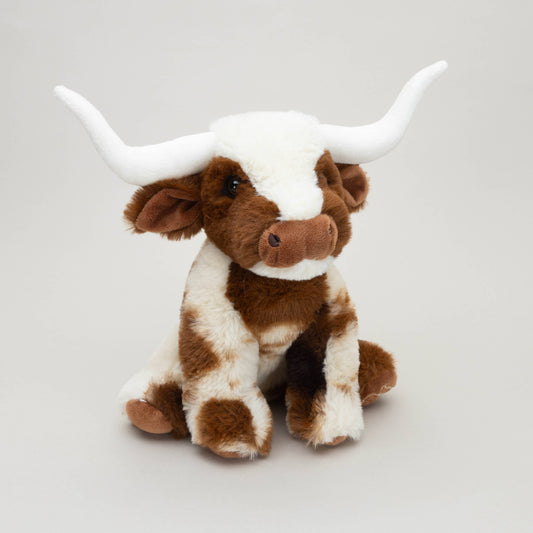 Texas Longhorn Highland  Medium Soft Toy Cow - 23cm