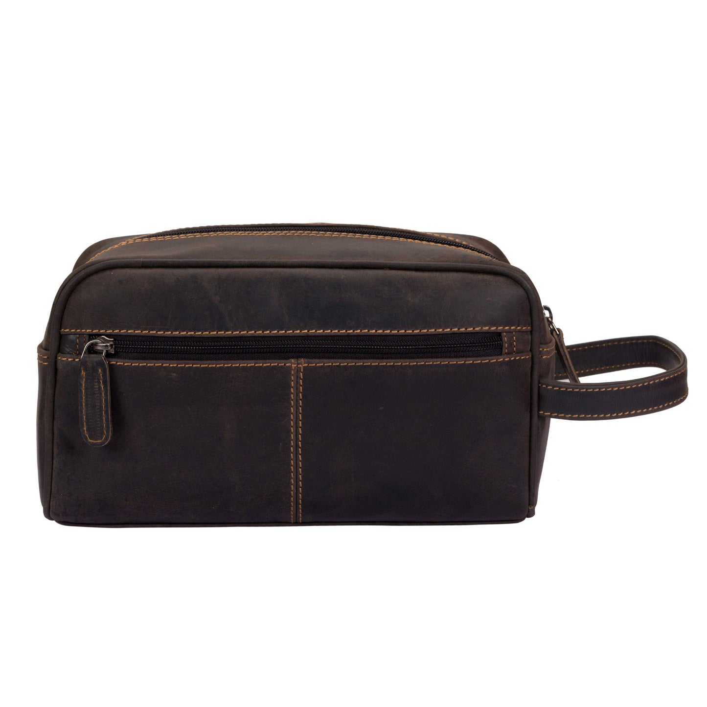 Leather Toiletry Bag Brown - Geelong