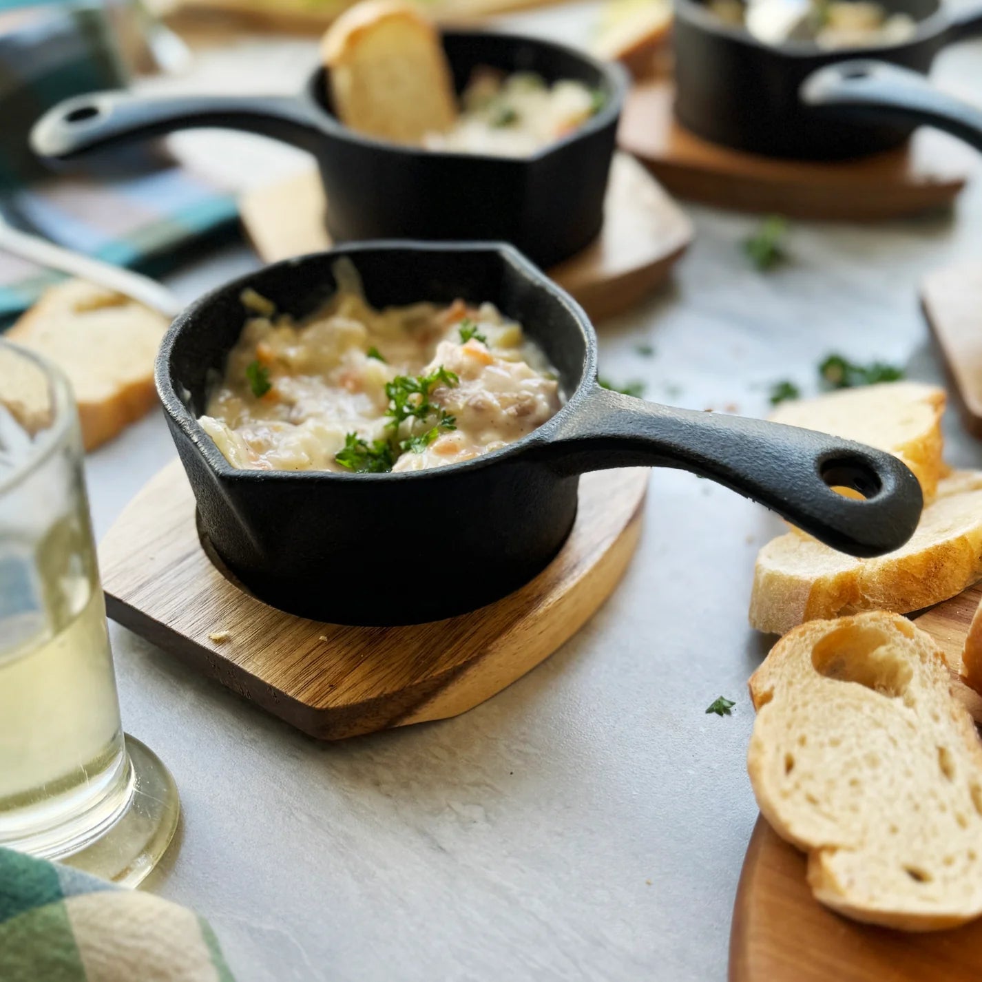 The Ironclad Jr. by Ironclad Co. Handcrafted 10cm Cast Iron Pan (2 pan set)