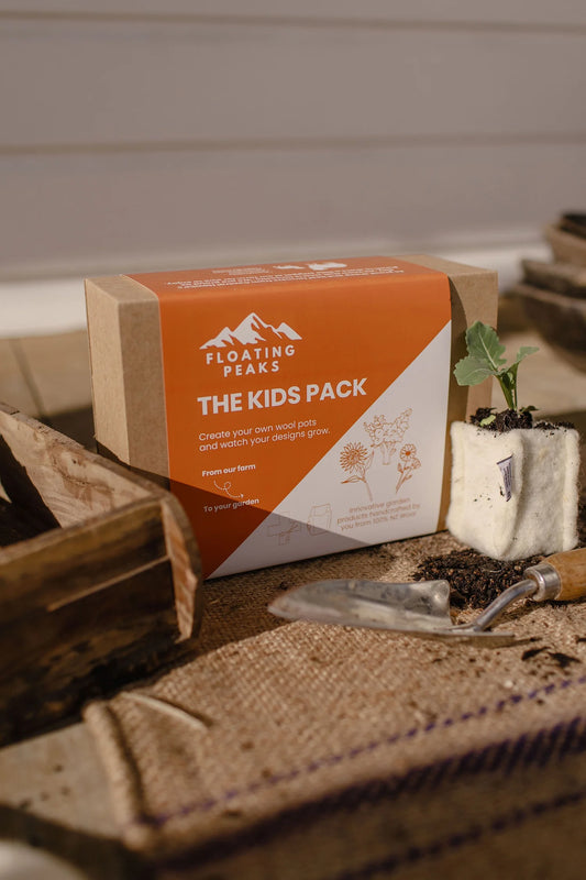 Floating Peaks: The Kids Pack - Create your own wool pots