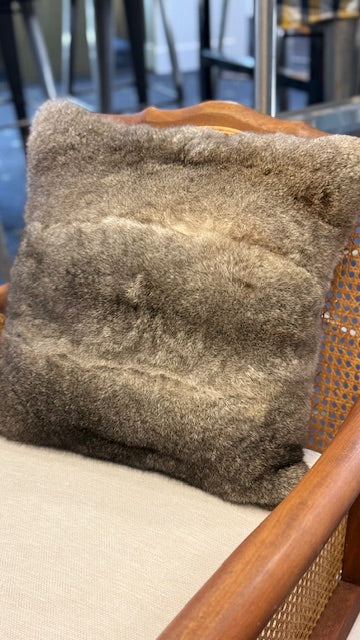 Possum fibre Cushion, Knee Rug and Throw