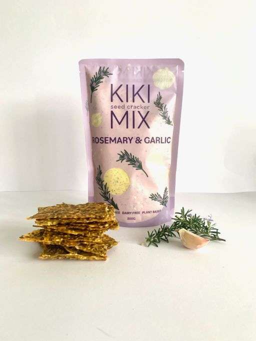 Kiki Cracker Seed Mix - Rosemary & Garlic 300gm