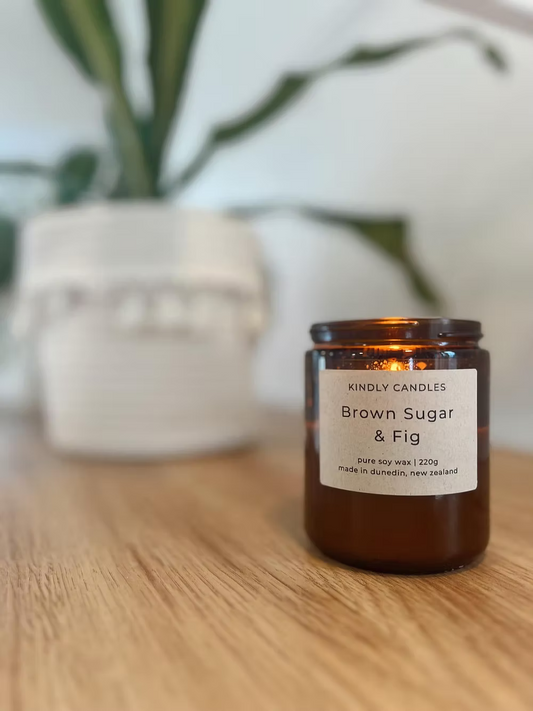 Kindly Candles - BROWN SUGAR & FIG