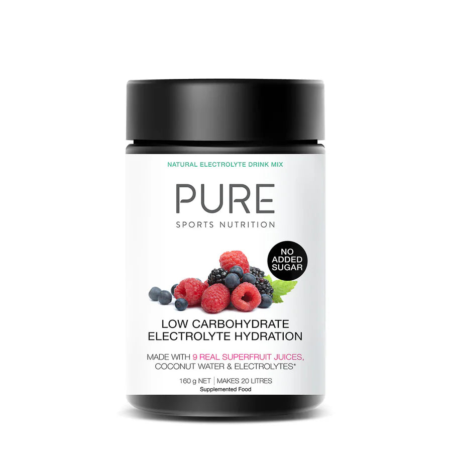 PURE Electrolyte Hydration Low Carb -160g Tub