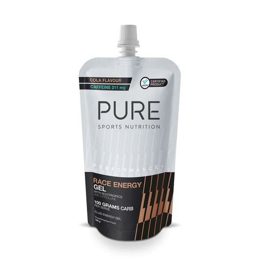 PURE Performance + Race Energy Gel 100 g Carb Pouch
