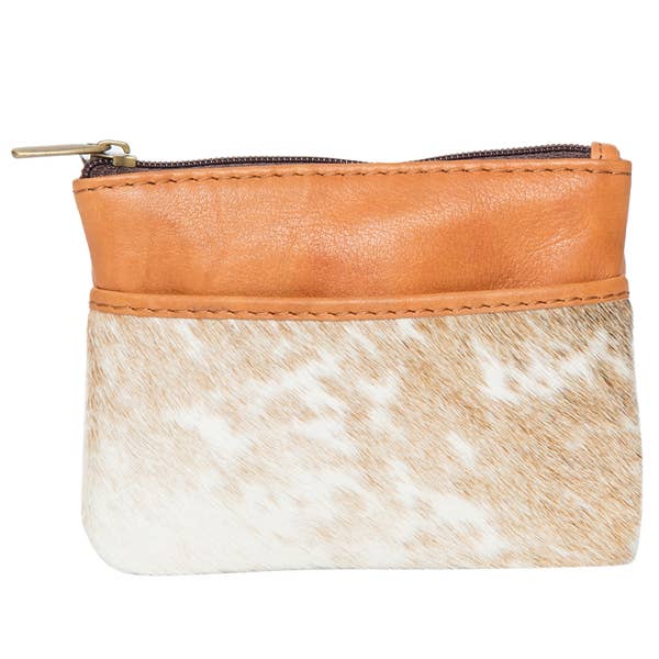 Card and Change Cowhide Purse - Peru (71045)