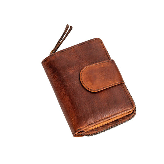 Women's Leather Wallet GW2268 Cognac
