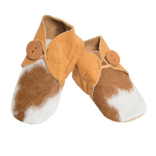 Hairon Baby Booties Cowhide Footwear