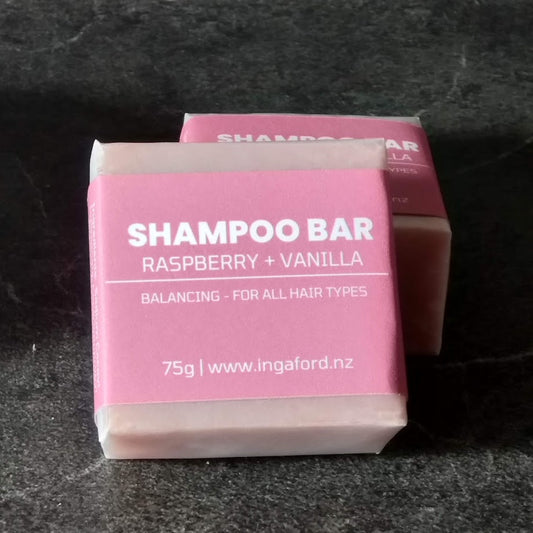 Raspberry Vanilla Shampoo Bar